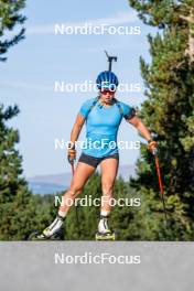 02.09.2024, Font-Romeu, France (FRA): Anna Magnusson (SWE) - Biathlon summer training, Font-Romeu (FRA). www.nordicfocus.com. © Authamayou/NordicFocus. Every downloaded picture is fee-liable.