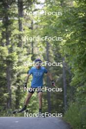 18.06.2024, Correncon-en-Vercors, France (FRA): Quentin Fillon Maillet (FRA) - Biathlon summer training, Correncon-en-Vercors (FRA). www.nordicfocus.com. © Joly/NordicFocus. Every downloaded picture is fee-liable.