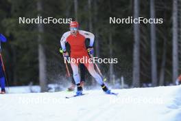 07.11.2024, Davos, Switzerland (SUI): Gion Stalder (SUI) - Biathlon training, snowfarming track, Davos (SUI). www.nordicfocus.com. © Manzoni/NordicFocus. Every downloaded picture is fee-liable.