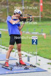 04.09.2024, Lenzerheide, Switzerland (SUI): Sturla Holm Laegreid (NOR) - Biathlon summer training, Lenzerheide (SUI). www.nordicfocus.com. © Manzoni/NordicFocus. Every downloaded picture is fee-liable.