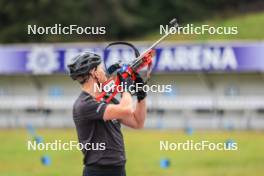 04.09.2024, Lenzerheide, Switzerland (SUI): Johannes Dale-Skjevdal (NOR) - Biathlon summer training, Lenzerheide (SUI). www.nordicfocus.com. © Manzoni/NordicFocus. Every downloaded picture is fee-liable.