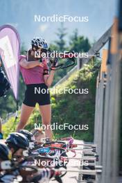 31.07.2024, Lavaze, Italy (ITA): Anna Andexer (AUT) - Biathlon summer training, Lavaze (ITA). www.nordicfocus.com. © Barbieri/NordicFocus. Every downloaded picture is fee-liable.