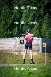 06.08.2024, Lavaze, Italy (ITA): Anna Juppe (AUT) - Biathlon summer training, Lavaze (ITA). www.nordicfocus.com. © Barbieri/NordicFocus. Every downloaded picture is fee-liable.