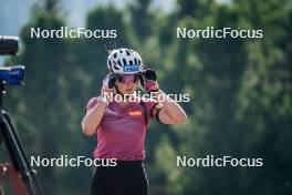 31.07.2024, Lavaze, Italy (ITA): Anna Andexer (AUT) - Biathlon summer training, Lavaze (ITA). www.nordicfocus.com. © Barbieri/NordicFocus. Every downloaded picture is fee-liable.