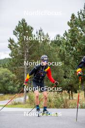 20.09.2024, Font-Romeu, France (FRA): Marek Mackels (BEL) - Biathlon summer training, Font-Romeu (FRA). www.nordicfocus.com. © Authamayou/NordicFocus. Every downloaded picture is fee-liable.