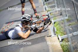 26.08.2024, Martell, Italy (ITA): Tommaso Giacomel (ITA) - Biathlon summer training, Martell (ITA). www.nordicfocus.com. © Vanzetta/NordicFocus. Every downloaded picture is fee-liable.