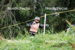 16.09.2024, Lenzerheide, Switzerland (SUI): Amy Baserga (SUI) - Biathlon summer training, Lenzerheide (SUI). www.nordicfocus.com. © Manzoni/NordicFocus. Every downloaded picture is fee-liable.