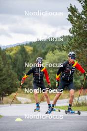 20.09.2024, Font-Romeu, France (FRA): Marek Mackels (BEL) - Biathlon summer training, Font-Romeu (FRA). www.nordicfocus.com. © Authamayou/NordicFocus. Every downloaded picture is fee-liable.