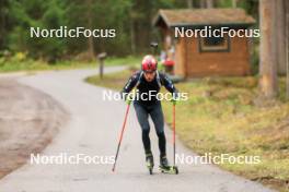 13.10.2024, Ramsau am Dachstein, Austria (AUT): Jeremy Finello (SUI) - Biathlon summer training, Ramsau am Dachstein (AUT). www.nordicfocus.com. © Manzoni/NordicFocus. Every downloaded picture is fee-liable.