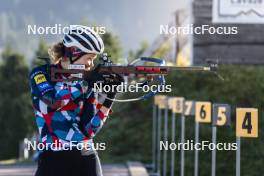 21.10.2024, Lavaze, Italy (ITA): Karoline Offigstad Knotten (NOR) - Biathlon summer training, Lavaze (ITA). www.nordicfocus.com. © Vanzetta/NordicFocus. Every downloaded picture is fee-liable.