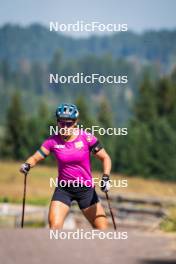 31.07.2024, Lavaze, Italy (ITA): Dunja Zdouc (AUT) - Biathlon summer training, Lavaze (ITA). www.nordicfocus.com. © Barbieri/NordicFocus. Every downloaded picture is fee-liable.