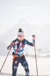 19.06.2024, Tignes, France (FRA): Camille Coupe (FRA) - Biathlon summer training, Tignes (FRA). www.nordicfocus.com. © Authamayou/NordicFocus. Every downloaded picture is fee-liable.