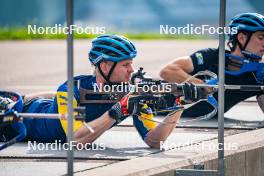 06.06.2024, Lavaze, Italy (ITA): Emil Nykvist (SWE) - Biathlon summer training, Lavaze (ITA). www.nordicfocus.com. © Barbieri/NordicFocus. Every downloaded picture is fee-liable.