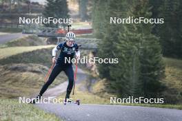 22.10.2024, Lavaze, Italy (ITA): Maren Hjelmeset Kirkeeide (NOR) - Biathlon summer training, Lavaze (ITA). www.nordicfocus.com. © Vanzetta/NordicFocus. Every downloaded picture is fee-liable.