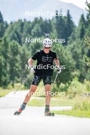 17.08.2024, Font-Romeu, France (FRA): Edgar Geny (FRA) - Biathlon summer training, Font-Romeu (FRA). www.nordicfocus.com. © Authamayou/NordicFocus. Every downloaded picture is fee-liable.