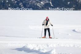 14.10.2024, Ramsau am Dachstein, Austria (AUT): Kein Einaste (EST), coach Team Switzerland - Biathlon summer training, Dachsteinglacier, Ramsau am Dachstein (AUT). www.nordicfocus.com. © Manzoni/NordicFocus. Every downloaded picture is fee-liable.