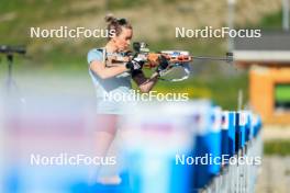 20.05.2024, Lenzerheide, Switzerland (SUI): Elisa Gasparin (SUI) - Biathlon summer training, Lenzerheide (SUI). www.nordicfocus.com. © Manzoni/NordicFocus. Every downloaded picture is fee-liable.