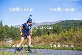 05.09.2024, Font-Romeu, France (FRA): Martin Ponsiluoma (SWE) - Biathlon summer training, Font-Romeu (FRA). www.nordicfocus.com. © Authamayou/NordicFocus. Every downloaded picture is fee-liable.