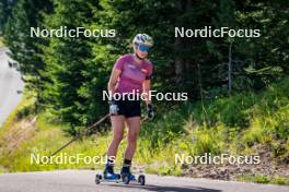 31.07.2024, Lavaze, Italy (ITA): Lisa Osl (AUT) - Biathlon summer training, Lavaze (ITA). www.nordicfocus.com. © Barbieri/NordicFocus. Every downloaded picture is fee-liable.