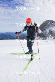 14.10.2024, Ramsau am Dachstein, Austria (AUT): Felix Ullmann (SUI) - Biathlon summer training, Dachsteinglacier, Ramsau am Dachstein (AUT). www.nordicfocus.com. © Manzoni/NordicFocus. Every downloaded picture is fee-liable.