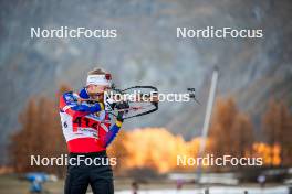 07.11.2024, Bessans, France (FRA): Damien Levet (FRA) - Biathlon summer training, Bessans (FRA). www.nordicfocus.com. © Authamayou/NordicFocus. Every downloaded picture is fee-liable.