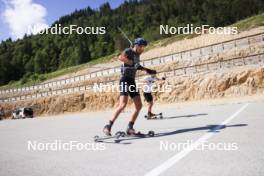 23.07.2024, Premanon, France (FRA): Theo Guiraud Poillot (FRA) - Biathlon summer training, Premanon (FRA). www.nordicfocus.com. © Manzoni/NordicFocus. Every downloaded picture is fee-liable.