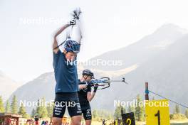 29.08.2024, Bessans, France (FRA): Quentin Fillon-Maillet (FRA) - Biathlon summer training, Bessans (FRA). www.nordicfocus.com. © Authamayou/NordicFocus. Every downloaded picture is fee-liable.