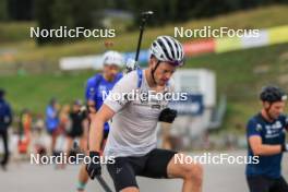 05.09.2024, Lenzerheide, Switzerland (SUI): Tarjei Boe (NOR) - Biathlon summer training, Lenzerheide (SUI). www.nordicfocus.com. © Manzoni/NordicFocus. Every downloaded picture is fee-liable.