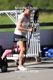 06.08.2024, Lenzerheide, Switzerland (SUI): Selina Gasparin (SUI) - Biathlon summer training, Lenzerheide (SUI). www.nordicfocus.com. © Manzoni/NordicFocus. Every downloaded picture is fee-liable.