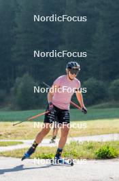 28.08.2024, Bessans, France (FRA): Julia Simon (FRA) - Biathlon summer training, Bessans (FRA). www.nordicfocus.com. © Authamayou/NordicFocus. Every downloaded picture is fee-liable.