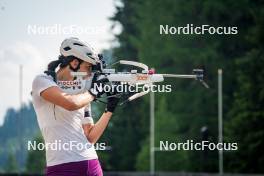 17.07.2024, Martell, Italy (ITA): Rebecca Passler (ITA) - Biathlon summer training, Martell (ITA). www.nordicfocus.com. © Barbieri/NordicFocus. Every downloaded picture is fee-liable.