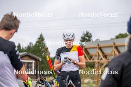 20.09.2024, Font-Romeu, France (FRA): Maya Cloetens (BEL) - Biathlon summer training, Font-Romeu (FRA). www.nordicfocus.com. © Authamayou/NordicFocus. Every downloaded picture is fee-liable.