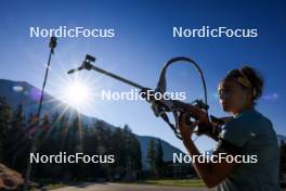 06.08.2024, Lenzerheide, Switzerland (SUI): Lea Meier (SUI) - Biathlon summer training, Lenzerheide (SUI). www.nordicfocus.com. © Manzoni/NordicFocus. Every downloaded picture is fee-liable.