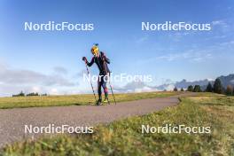 22.10.2024, Lavaze, Italy (ITA): Johannes Thingnes Boe (NOR) - Biathlon summer training, Lavaze (ITA). www.nordicfocus.com. © Vanzetta/NordicFocus. Every downloaded picture is fee-liable.