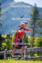 28.06.2024, Lavaze, Italy (ITA): Ingrid Landmark Tandrevold (NOR) - Biathlon summer training, Lavaze (ITA). www.nordicfocus.com. © Barbieri/NordicFocus. Every downloaded picture is fee-liable.