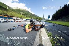 27.08.2024, Martell, Italy (ITA): Elia Zeni (ITA) - Biathlon summer training, Martell (ITA). www.nordicfocus.com. © Vanzetta/NordicFocus. Every downloaded picture is fee-liable.