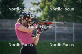 31.07.2024, Lavaze, Italy (ITA): Anna Andexer (AUT) - Biathlon summer training, Lavaze (ITA). www.nordicfocus.com. © Barbieri/NordicFocus. Every downloaded picture is fee-liable.