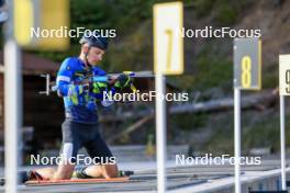 12.10.2024, Ramsau am Dachstein, Austria (AUT): Dmytro Pidruchnyi (UKR) - Biathlon summer training, Ramsau am Dachstein (AUT). www.nordicfocus.com. © Manzoni/NordicFocus. Every downloaded picture is fee-liable.