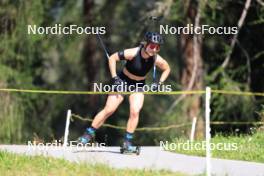 18.07.2024, Lenzerheide, Switzerland (SUI): Grace Castonguay (USA) - Biathlon summer training, Lenzerheide (SUI). www.nordicfocus.com. © Manzoni/NordicFocus. Every downloaded picture is fee-liable.