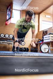 27.08.2024, Martell, Italy (ITA): Patrick Braunhofer (ITA) - Biathlon summer training, Martell (ITA). www.nordicfocus.com. © Vanzetta/NordicFocus. Every downloaded picture is fee-liable.