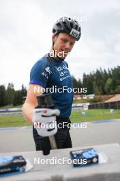 04.09.2024, Lenzerheide, Switzerland (SUI): Vetle Sjaastad Christiansen (NOR) - Biathlon summer training, Lenzerheide (SUI). www.nordicfocus.com. © Manzoni/NordicFocus. Every downloaded picture is fee-liable.