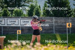 31.07.2024, Lavaze, Italy (ITA): Anna Andexer (AUT) - Biathlon summer training, Lavaze (ITA). www.nordicfocus.com. © Barbieri/NordicFocus. Every downloaded picture is fee-liable.