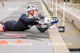 13.10.2024, Ramsau am Dachstein, Austria (AUT): Amy Baserga (SUI) - Biathlon summer training, Ramsau am Dachstein (AUT). www.nordicfocus.com. © Manzoni/NordicFocus. Every downloaded picture is fee-liable.