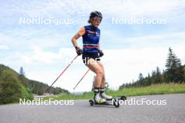 12.06.2024, Premanon, France (FRA): Oceane Michelon (FRA) - Biathlon summer training, Premanon (FRA). www.nordicfocus.com. © Manzoni/NordicFocus. Every downloaded picture is fee-liable.