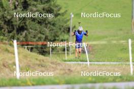 15.07.2024, Lenzerheide, Switzerland (SUI): Vaclav Cervenka (USA) - Biathlon summer training, Lenzerheide (SUI). www.nordicfocus.com. © Manzoni/NordicFocus. Every downloaded picture is fee-liable.