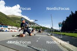 27.08.2024, Martell, Italy (ITA): Lukas Hofer (ITA) - Biathlon summer training, Martell (ITA). www.nordicfocus.com. © Vanzetta/NordicFocus. Every downloaded picture is fee-liable.