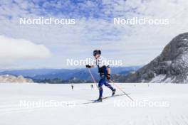 14.10.2024, Ramsau am Dachstein, Austria (AUT): Julia Simon (FRA) - Biathlon summer training, Dachsteinglacier, Ramsau am Dachstein (AUT). www.nordicfocus.com. © Manzoni/NordicFocus. Every downloaded picture is fee-liable.