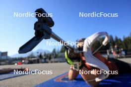 06.08.2024, Lenzerheide, Switzerland (SUI): Lena Haecki-Gross (SUI) - Biathlon summer training, Lenzerheide (SUI). www.nordicfocus.com. © Manzoni/NordicFocus. Every downloaded picture is fee-liable.