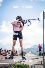 06.08.2024, Lavaze, Italy (ITA): Anna Juppe (AUT) - Biathlon summer training, Lavaze (ITA). www.nordicfocus.com. © Barbieri/NordicFocus. Every downloaded picture is fee-liable.