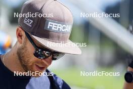 27.08.2024, Martell, Italy (ITA): Andrea Zattoni (ITA) - Biathlon summer training, Martell (ITA). www.nordicfocus.com. © Vanzetta/NordicFocus. Every downloaded picture is fee-liable.